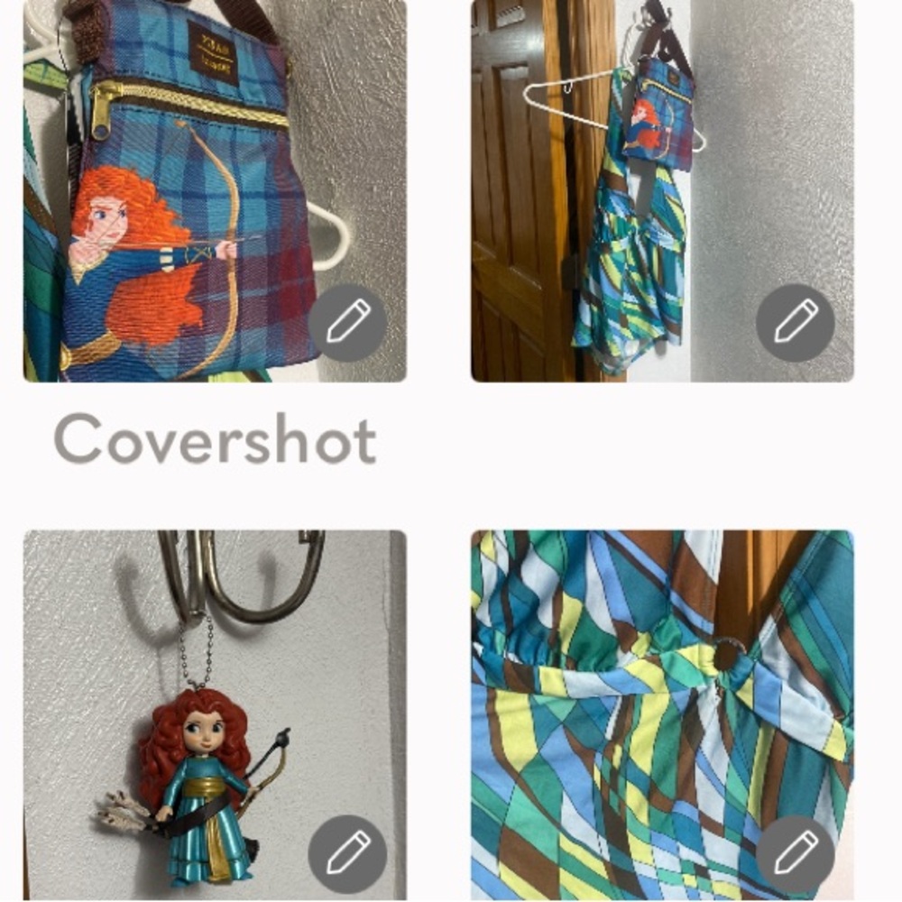 Catalina swim top 16/1X Brave loungefly/Pixar purse+BEAVE🏹🗝️⛓️